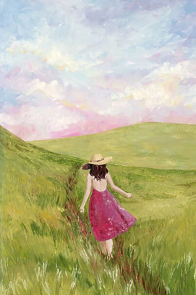 Girl in a meadow