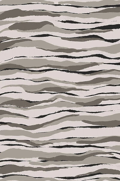 Grey And Beige Waves