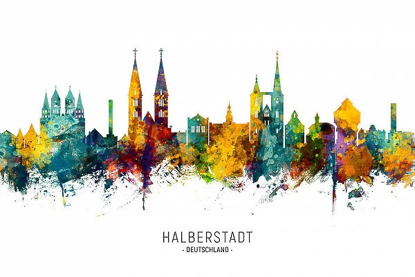 Halberstadt Germany Skyline