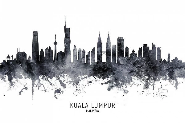 Kuala Lumpur Malaysia Skyline