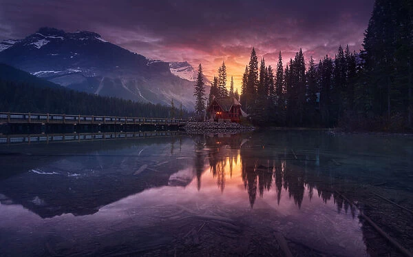 Lake House sunrise