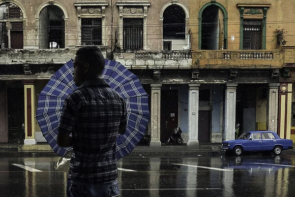 Rainy Blue Day in Havana