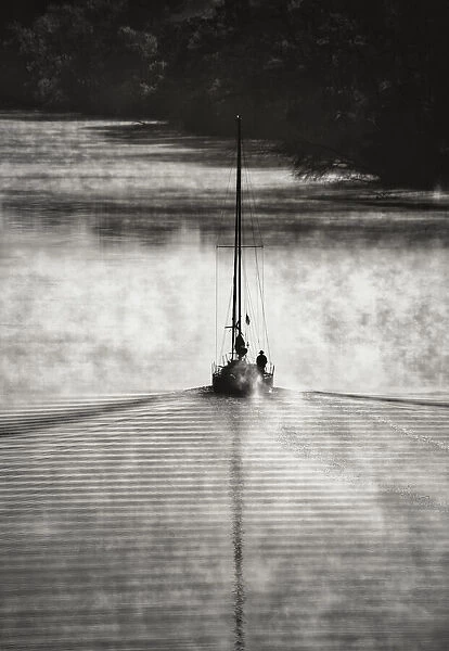 Sailing on the smoky river