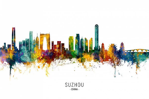 Suzhou China Skyline