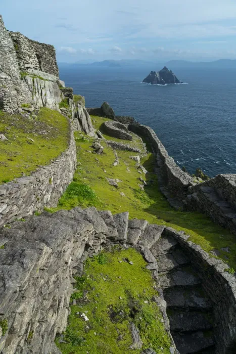 Framed Print : Monastery Terraces Print, Skellig Michael Framed Print : Monastery Terraces Print, Skellig Michael
