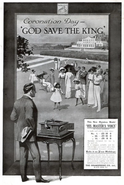 Advertisement for the Gramophone and Co. Ltd