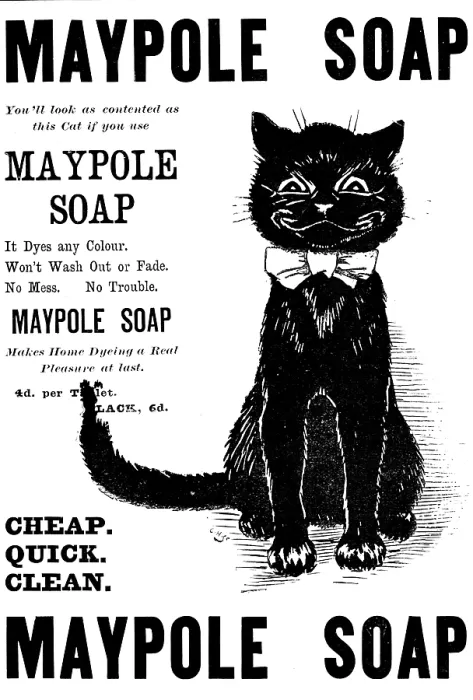 Framed Print : Print of Maypole Soap Advertisement, 1898 Framed Print : Print of Maypole Soap Advertisement, 1898