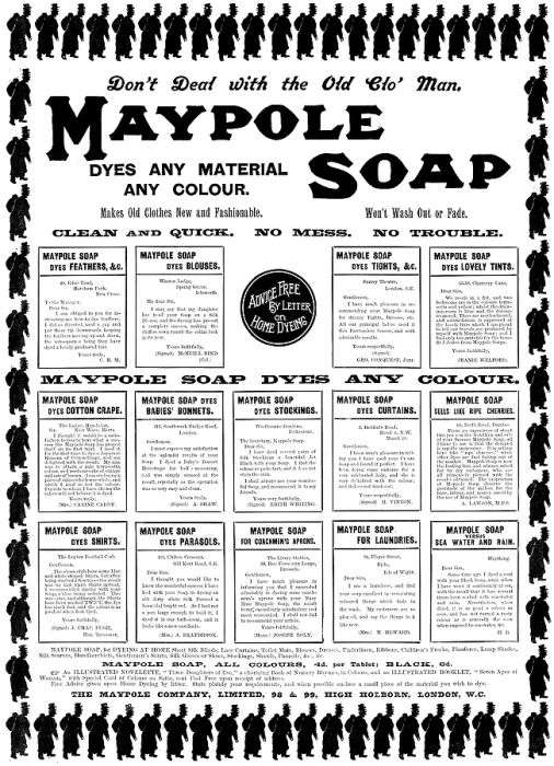 Framed Print : Advertisement Print for Maypole Soap, 1898 Framed Print : Advertisement Print for Maypole Soap, 1898