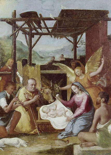 The Adoration of the Shepherds, c1550 (?). Creator: Cremona