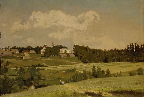 The Akhtyrka estate, 1880. Artist: Vasnetsov, Appolinari Mikhaylovich (1856-1933)
