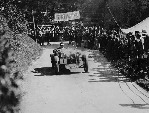 Alfa Romeo competing in the Shelsley Walsh Amateur Hillclimb, Worcestershire, 1929