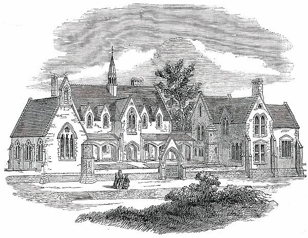 The Alfred Free Grammar-School, Wantage, Berks. 1850. Creator: Unknown