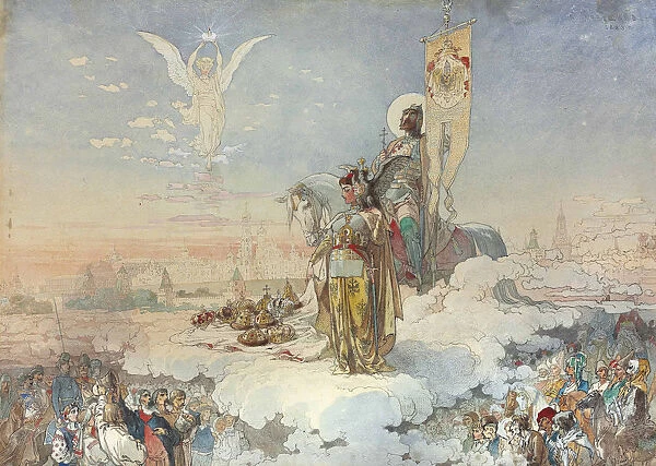 Allegory on the Coronation of Empreror Alexander III, 1883