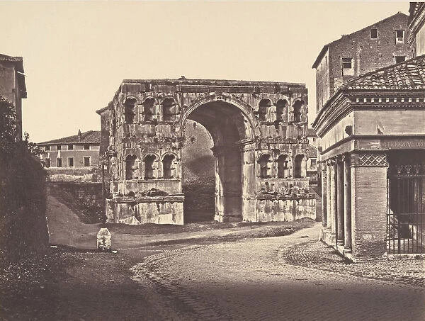 Arco di Giano, 1848-52. Creator: Eugene Constant