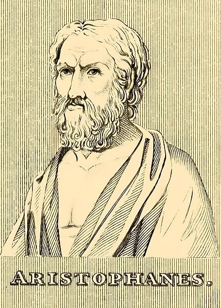 Aristophanes, (c460-380 BC), 1830. Creator: Unknown