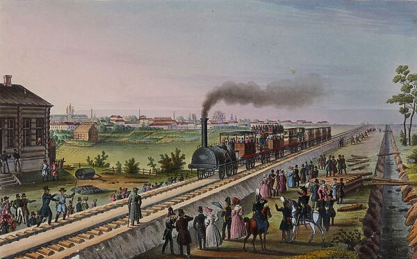 Arrival of the first train from St, Petersburg to Tsarskoye Selo on 30 October 1837, Early 1840s