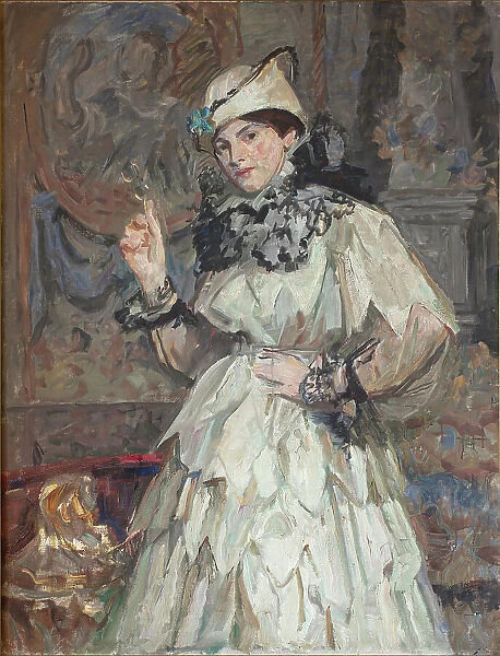 The Artist's Daughter in Fancy Dress, 1916. Creator: Laurits Tuxen