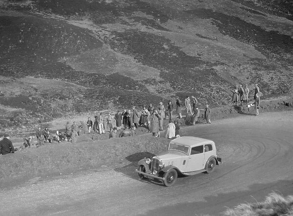 Austin 12  /  6 of JW Flewitt at the RSAC Scottish Rally, Devils Elbow, Glenshee, 1934