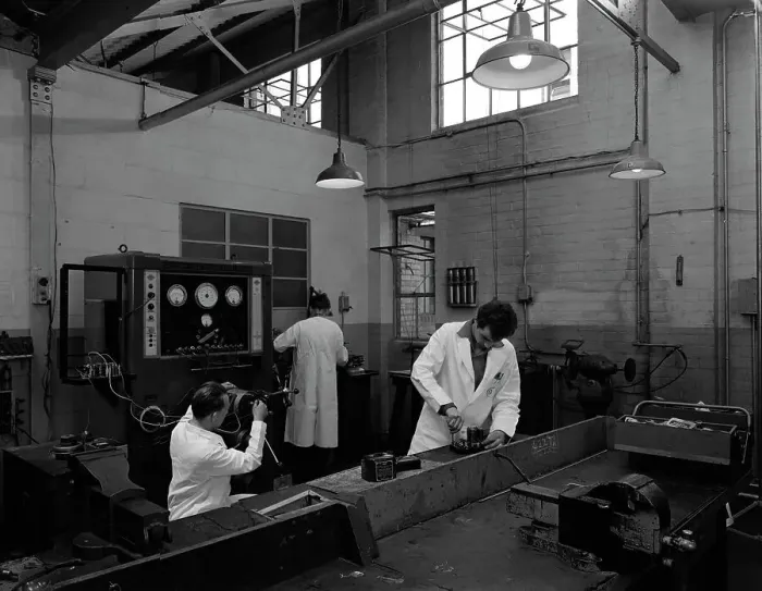 Framed Print : Auto Electricians at Globe & Simpson, Nottingham, 1961 Print Framed Print : Auto Electricians at Globe & Simpson, Nottingham, 1961 Print