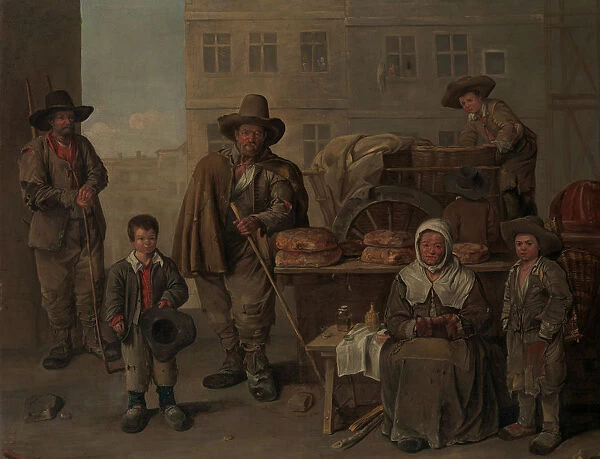 The Bakers Cart, 1656. Creator: Jean Michelin