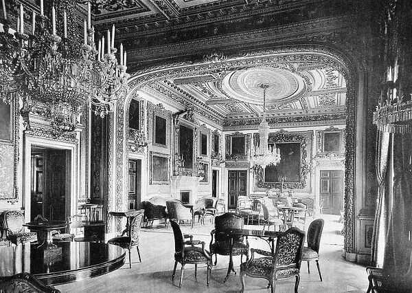 The ballroom, Devonshire House, 1908. Artist: J Russell & Sons