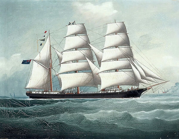 Barque Orient, (c1886). Creator: Unknown