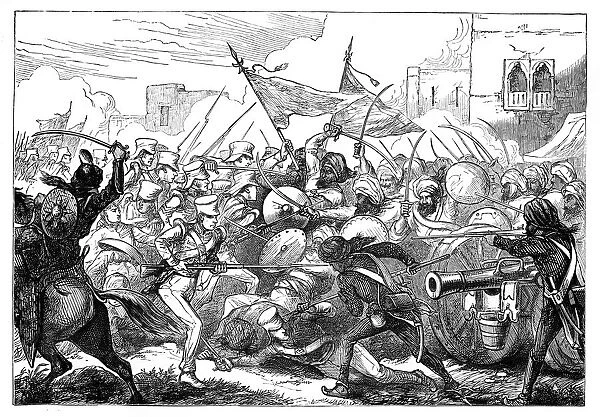 The Battle at Gujerat, 19th century