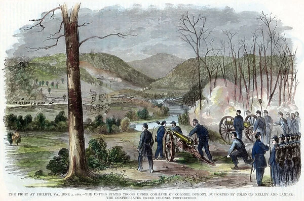 Battle of Philippi, West Virginia, American Civil War, 3 June, 1861