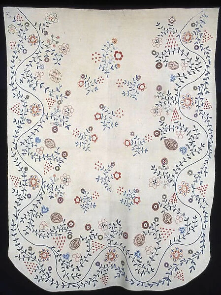 Bedcover, New York, 1775  /  1800. Creator: Unknown