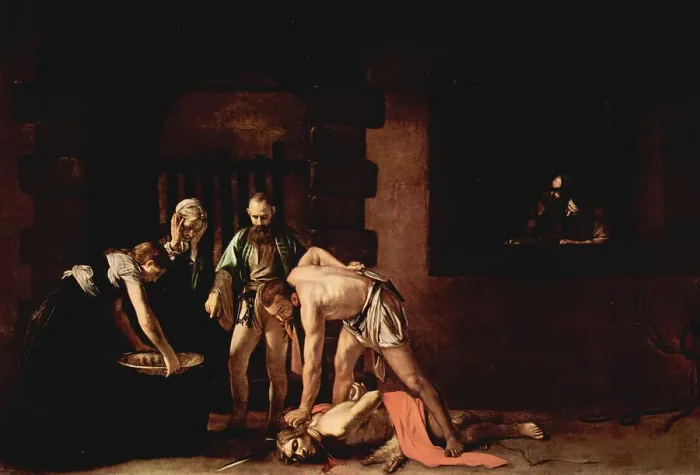 Framed Print : The Beheading of Saint John the Baptist, ca 1608 Print Framed Print : The Beheading of Saint John the Baptist, ca 1608 Print