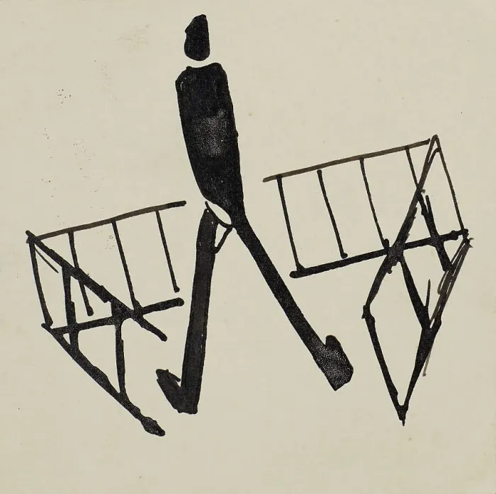 Framed Print : From the Black Notebook Print, 1923