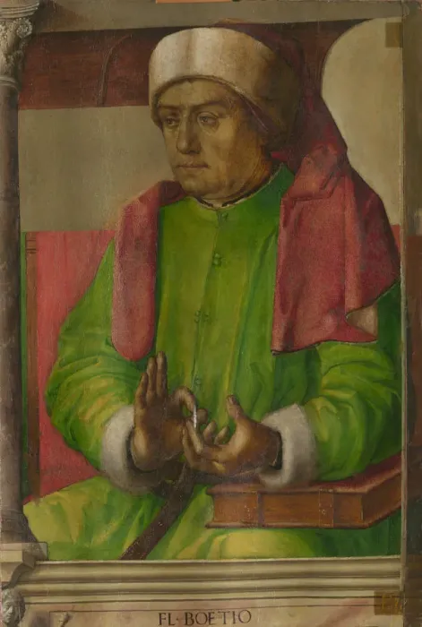 Framed Print : Boethius Print from Galleria Nazionale delle Marche, Urbino Framed Print : Boethius Print from Galleria Nazionale delle Marche, Urbino