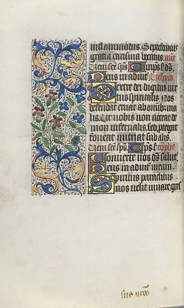 Book of Hours (Use of Rouen): fol. 101v, c. 1470. Creator: Master of the Geneva Latini (French
