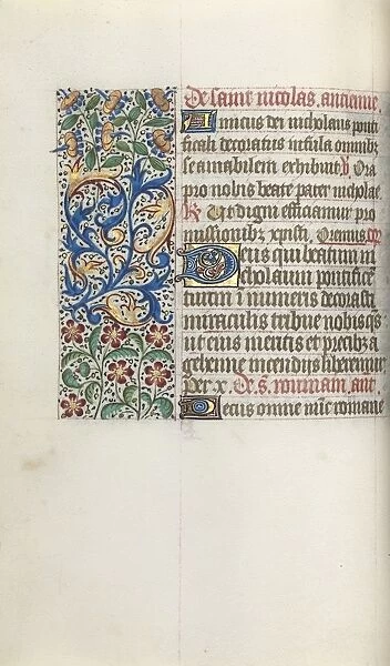 Book of Hours (Use of Rouen): fol. 52v, c. 1470. Creator: Master of the Geneva Latini (French