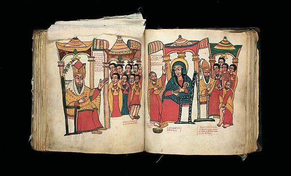 Bound Manuscript: The Miracles of Mary (Te amire Maryam), Ethiopia, Late 17th century