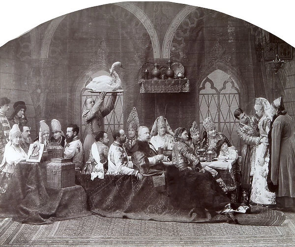 Boyars (nobleman s) wedding, Russia, c1883-c1884. Artist: Andrei Osipovich Karelin