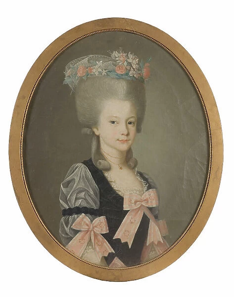Brita Charlotta Wattrang (1775-1850), married to Baron Otto Ludvig Benedikt Wrangel... 1791. Creator: Nils Schillmark