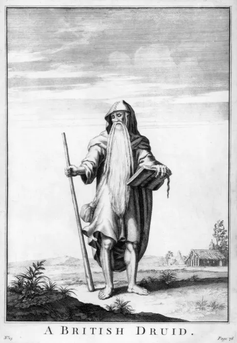 Framed Print : A British Druid Print Framed Print : A British Druid Print