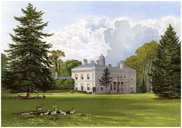 Brockley Hall, Somerset, home of the Smyth-Pigott family, c1880