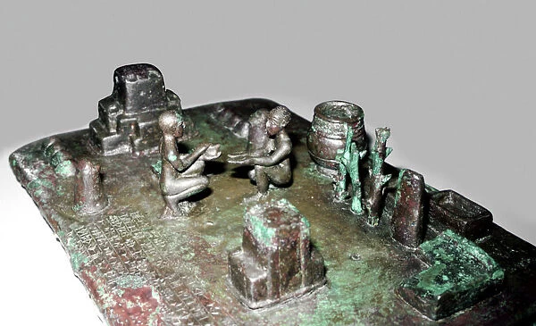 Bronze model of a cult place for ceremony of the rising of the sun, c1150 BC