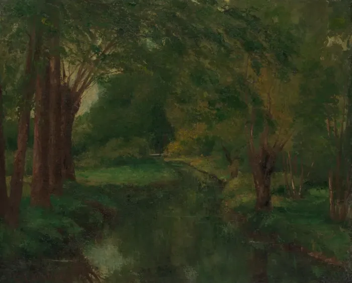 Framed Print : A Brook in a Clearing, Print, 1862 Framed Print : A Brook in a Clearing, Print, 1862