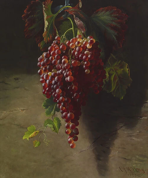 Bunch of Grapes, 1873. Creator: Andrew John Henry Way