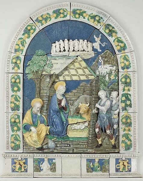 The Buonafede Nativity (image 1 of 2), c.1520. Creators: Benedetto Buglioni, Santi Buglioni