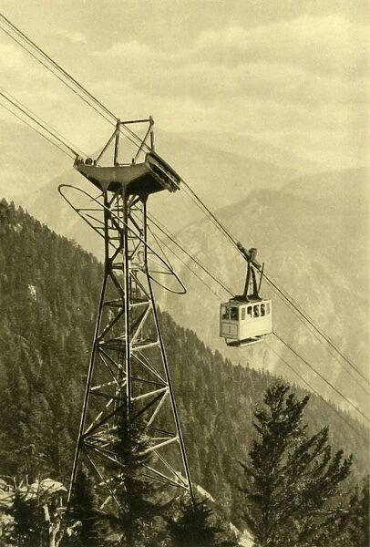 Cable car, Rax Mountains, Lower Austria, c1935. Creator: Unknown