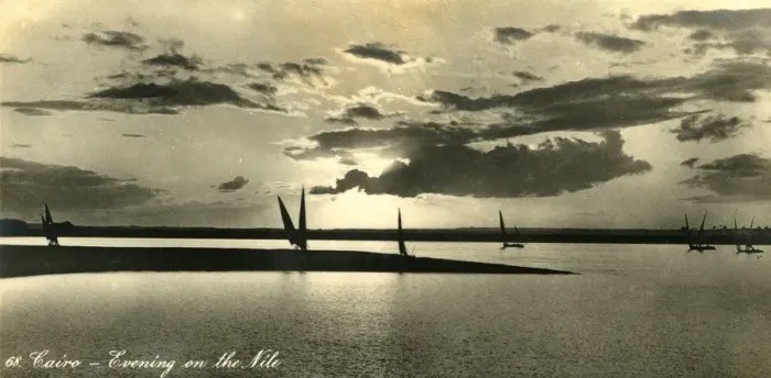 Framed Print : Cairo Evening on the Nile Print
