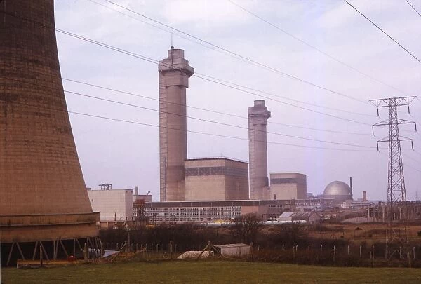 Calder Hall Nuclear Power Station, Cumberland, UK, 20th century. Artist: CM Dixon