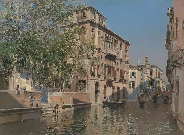 A Canal in Venice, ca. 1875. Creator: Martin Rico y Ortega