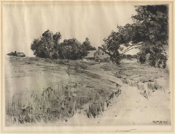 Cape Ann Farm, 1890. Creator: Charles Adams Platt (American, 1861-1933)