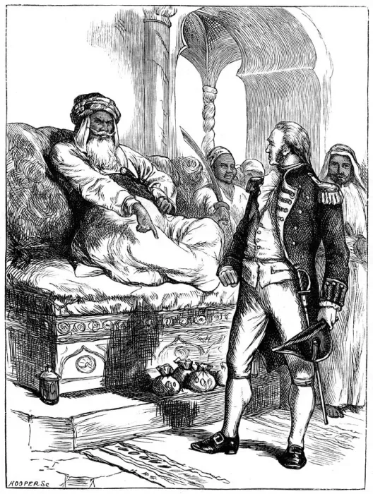 Framed Print : Print of Captain Bainbridge and the Dey of Algiers Framed Print : Print of Captain Bainbridge and the Dey of Algiers