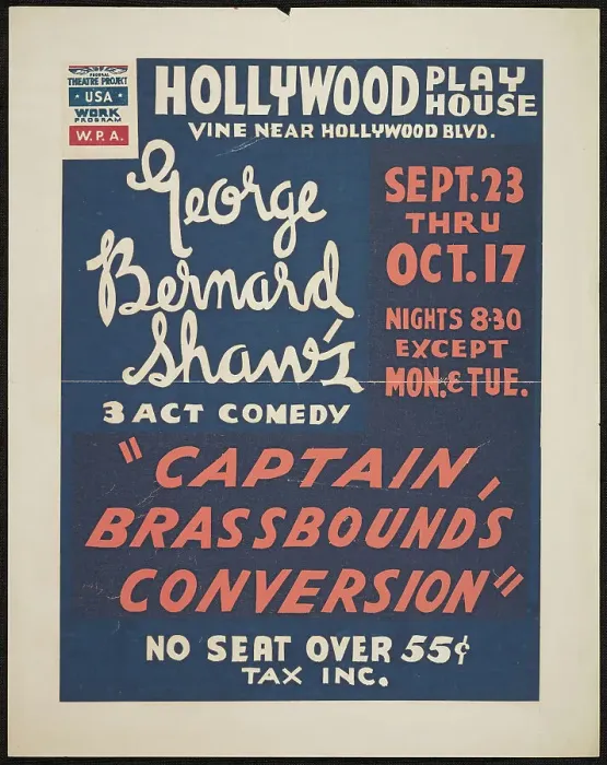 Framed Print : Print of Captain Brassbound's Conversion, a 1930s theatrical production